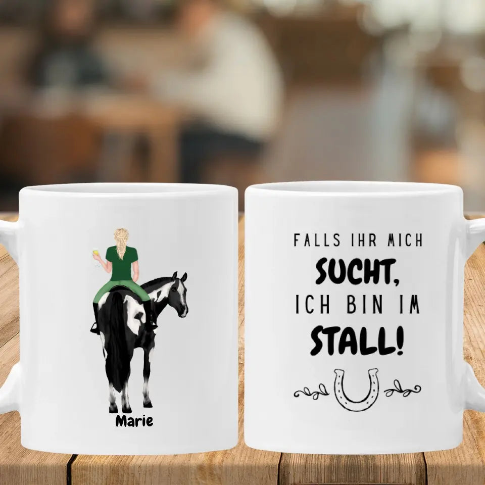 Pferdeliebe - Personalisierte Tasse