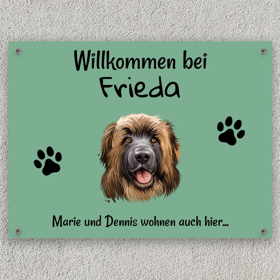 Personalisiertes Türschild