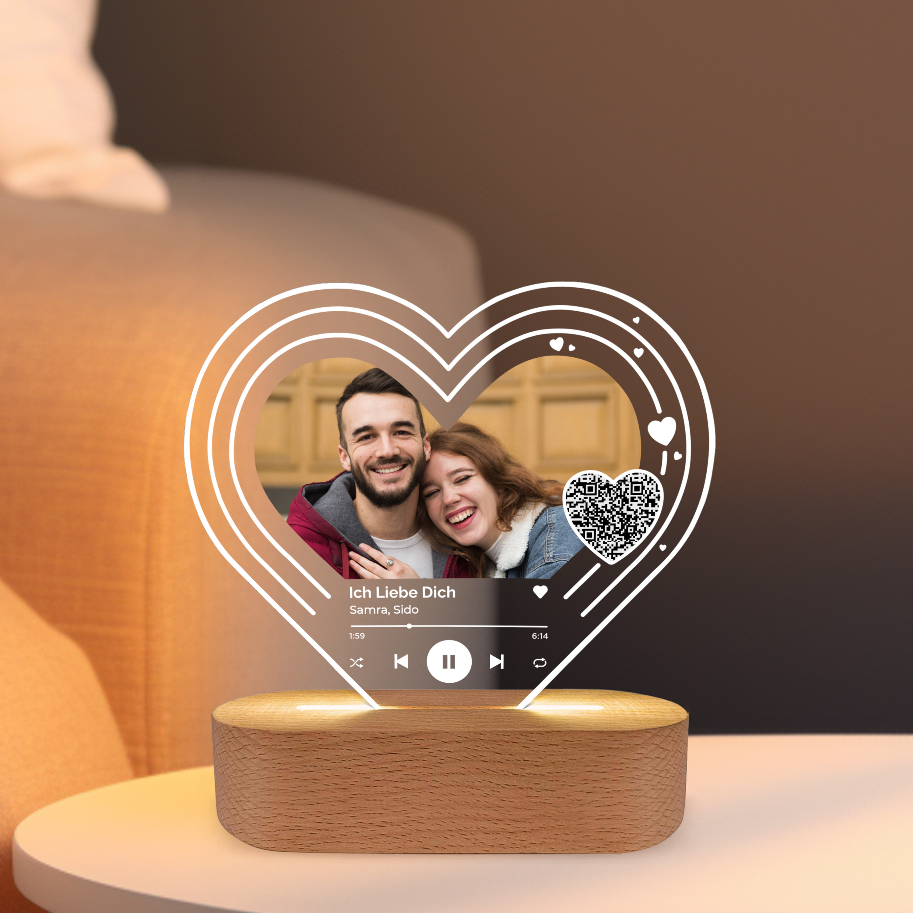 Euer Song - Personalisiertes Liebeslicht für Paare