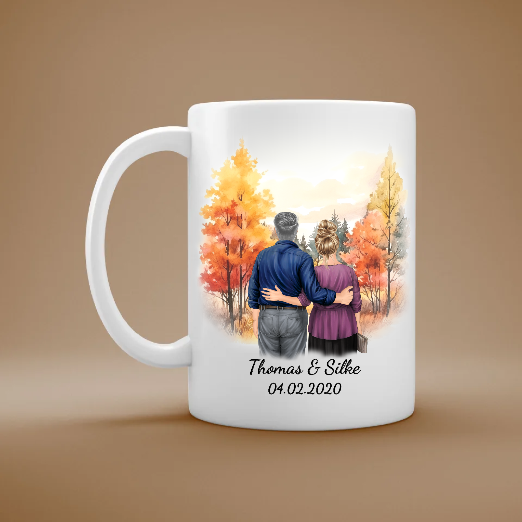 An meinen Ehemann - Personalisierte Tasse