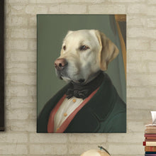 Lade das Bild in den Galerie-Viewer, Der Graf - Personalisiertes Tier-Portrait auf Leinwand
