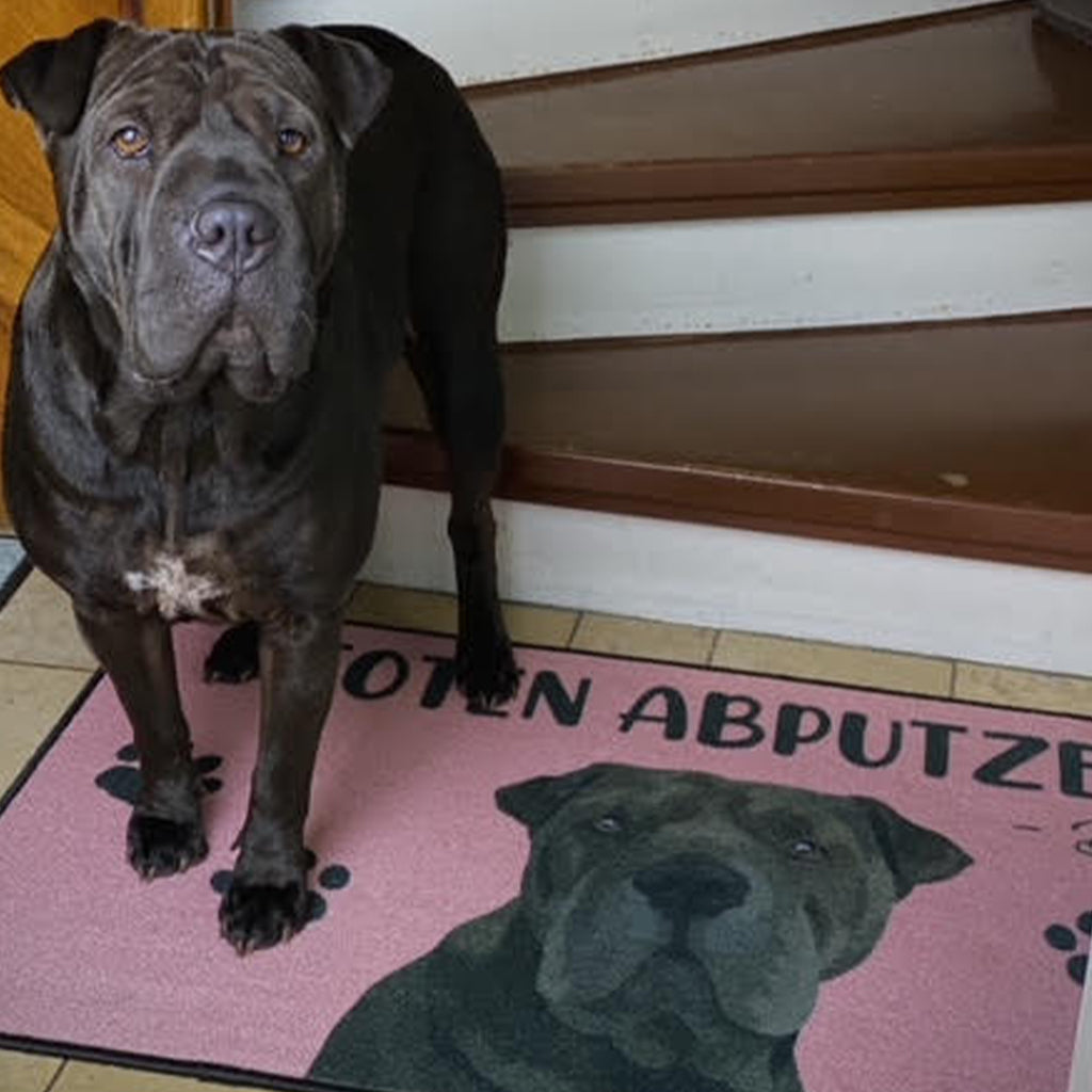 Personalisierte Hunde Tier-Fußmatte