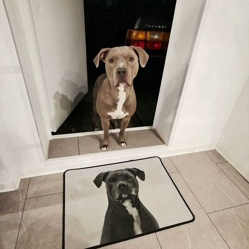 Personalisierte Hunde Tier-Fußmatte