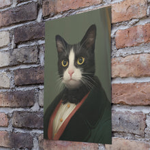 Lade das Bild in den Galerie-Viewer, Der Graf - Personalisiertes Katzen Tier-Portrait als Poster
