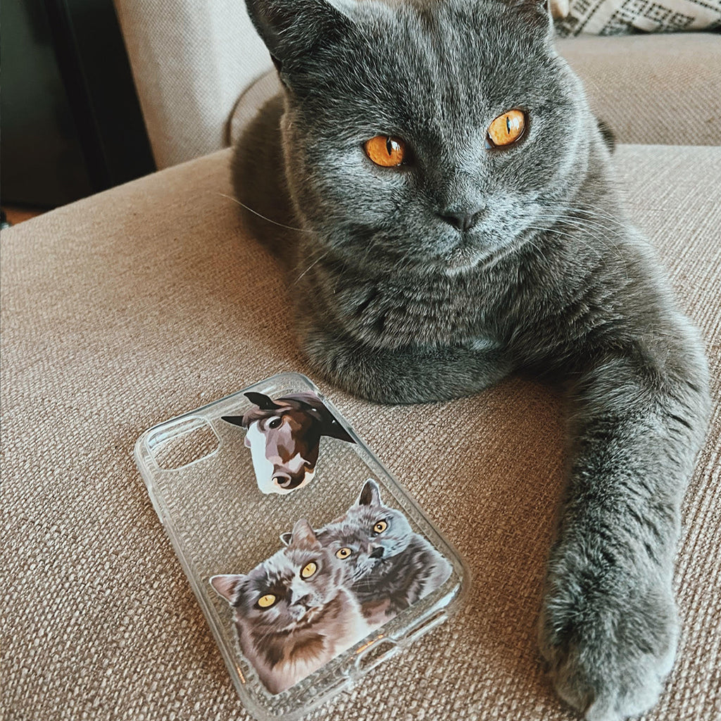 Personalisierte Katzen Tier-Handyhülle
