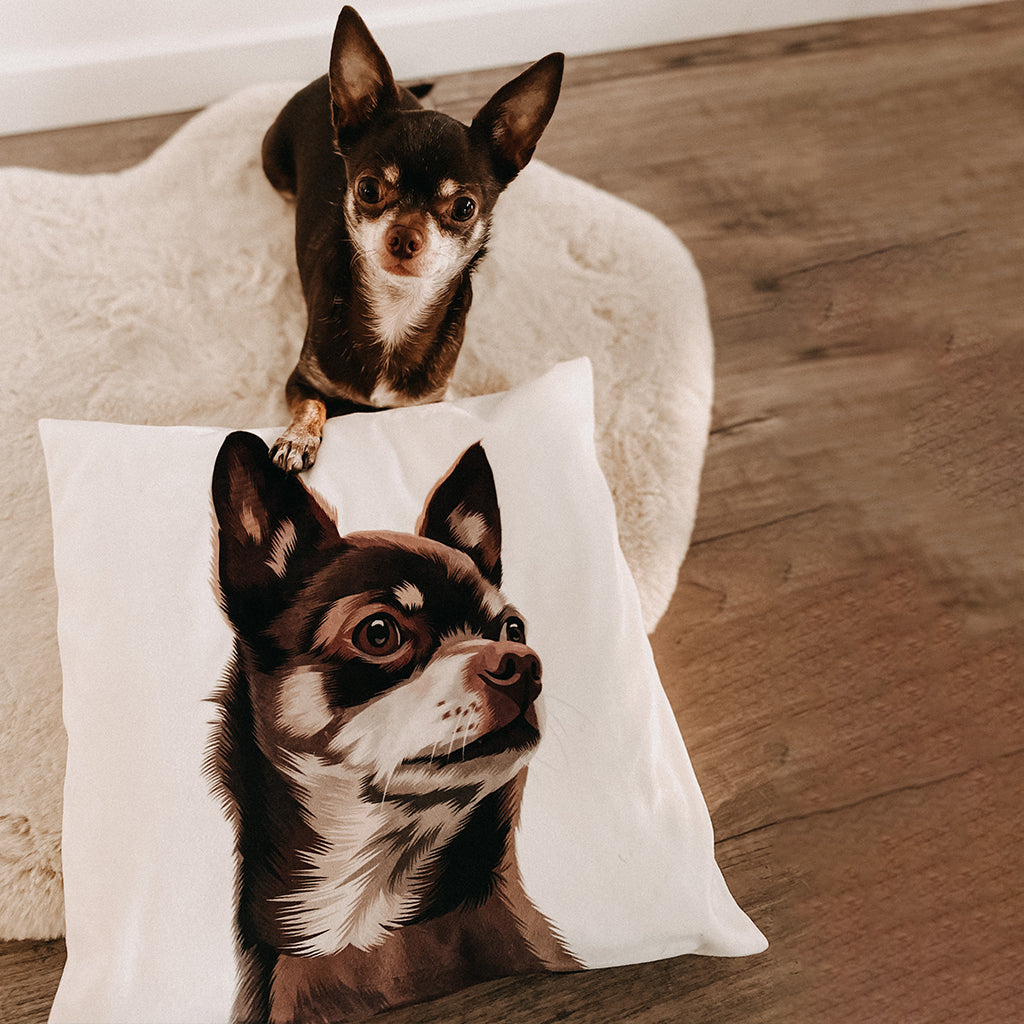 Personalisiertes Premium Hunde Tier-Kissen