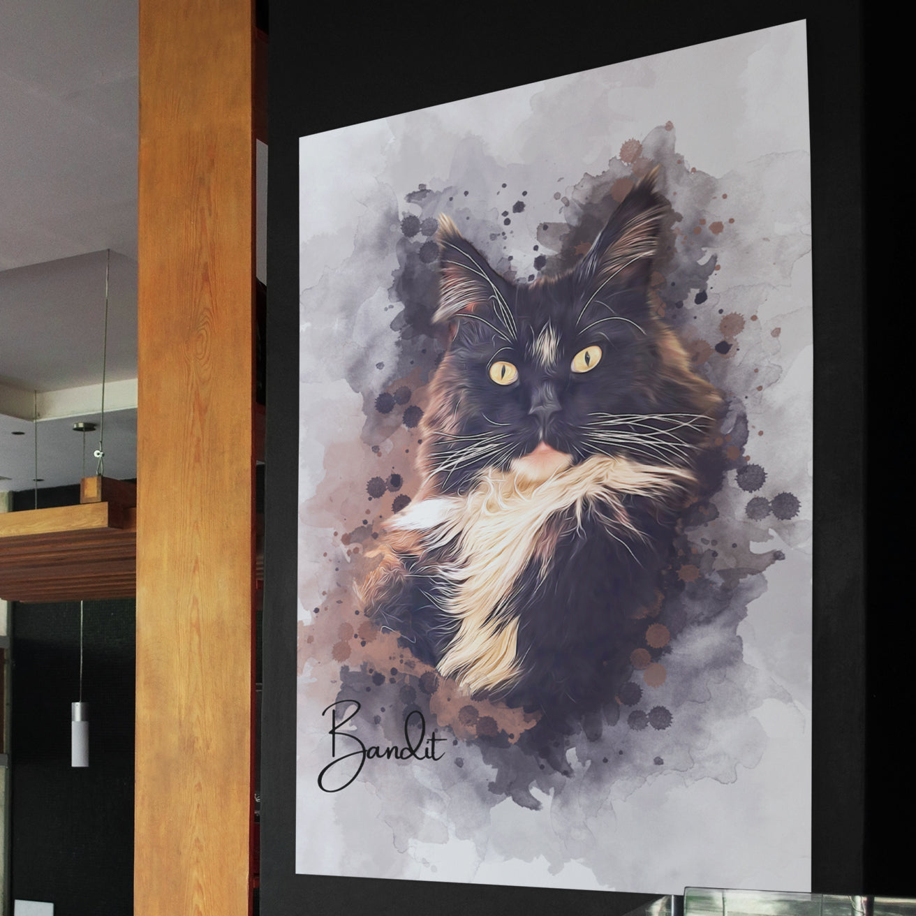 Junellis Aquarell Katzen Tier-Portrait