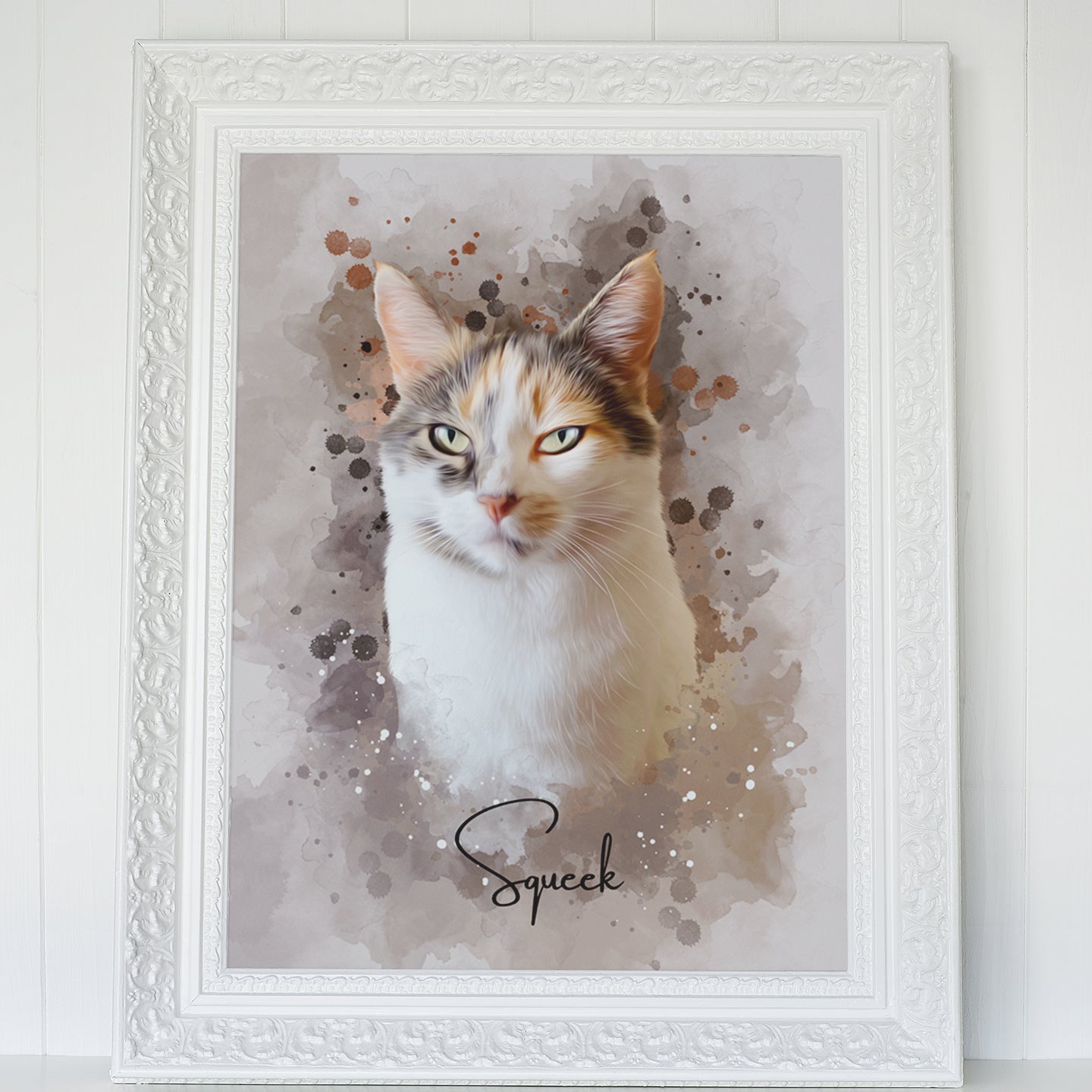 Junellis Aquarell Pferde Tier-Portrait