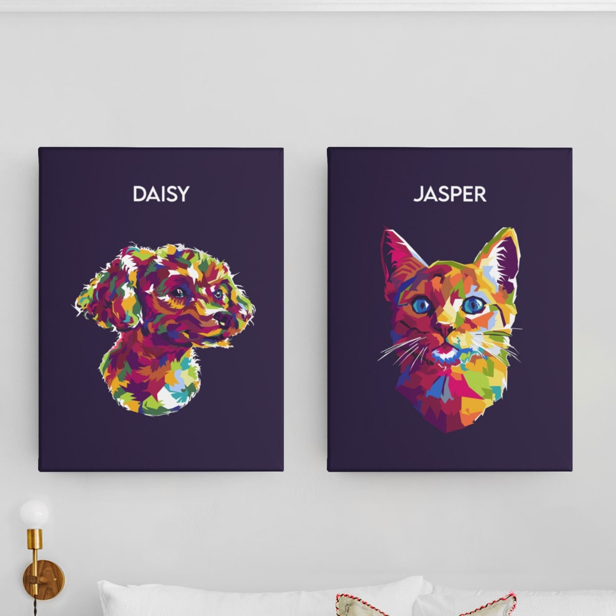 Junellis Pop-Art Tier-Portrait