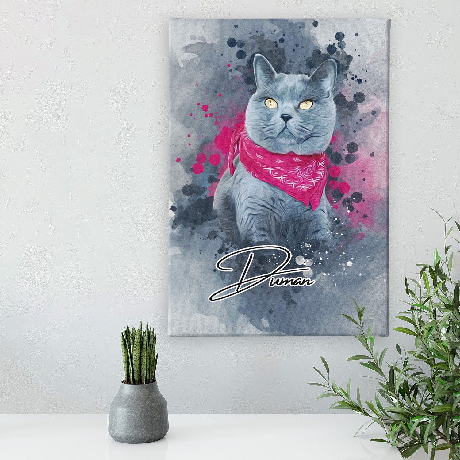 Junellis Aquarell Tier-Portrait